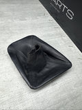 BMW E36 M3 Manual 5 Speed Gear Shift Knob OEM Boot Black Leather