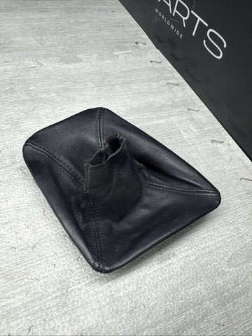 BMW E36 M3 Manual 5 Speed Gear Shift Knob OEM Boot Black Leather