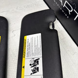 BMW F83 M4 15-20 Vinyl Black Sun Visor Pair OEM