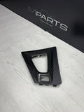 15-20 BMW F80 F82 F83 M3 M4 Center Dome DCT Shifter Plate + Carbon Fiber Overlay