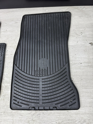 BMW OEM E46 325 330 M3 All Weather Rubber Floor Mat Set 2pc Front