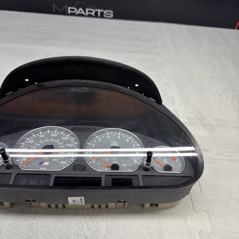 2001-2006 BMW E46 M3 Instrument Cluster Speedometer Spedometer SMG *Crack*