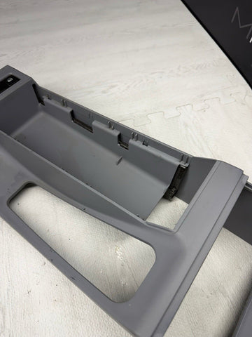 2001-2006 BMW E46 325 330 M3 Convertible Center Console Gray Armrest Optioned