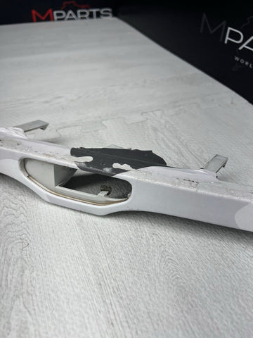 BMW E46 M3 01-06 FRONT HEADLIGHT TRIMS MOLDINGS PAIR ALPINE WHITE