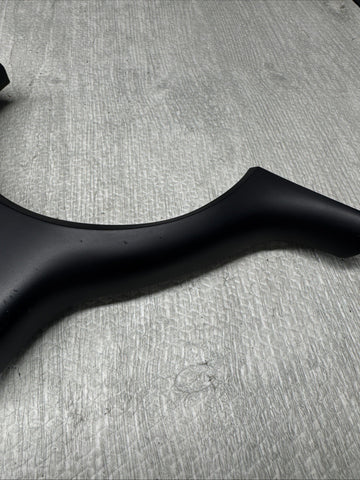 OEM 01-06 BMW E46 M3 Lower Steering Wheel Trim Cover Plate Black