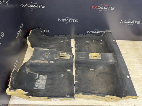 01-06 BMW E46 M3 OEM Coupe 2dr Front & Rear Black Floor Carpet Interior