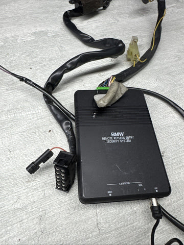 BMW E36 3-Series Late Model Factory OEM Alarm Keyless Module w Wiring Harness