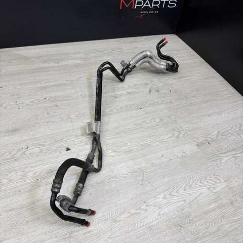 08-13 OEM BMW E90 E92 E93 M3 MT Transmission Oil Cooler Pipe Line Flow Return