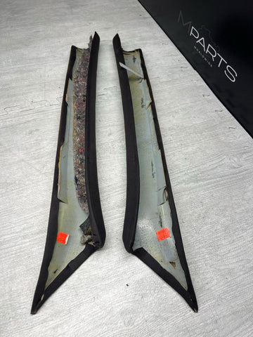 94-99 BMW E36 SEDAN 318I 323I 325I M3 FRONT A PILLARS TRIMS BLACK