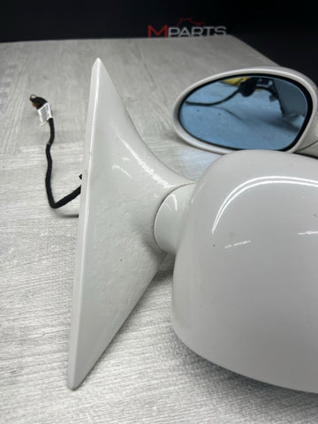 01-06 BMW E46 M3 Side View Door Mirrors Pair Alpine White