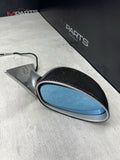 01-06 BMW E46 M3 Side View Door Mirrors Pair Carbon Fiber / Titanium Silver
