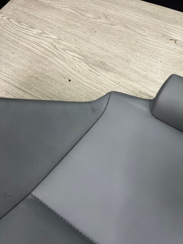 2001-2006 BMW E46 M3 Coupe Rear Seat Bottom Bench Dove Grey Gray Leather OEM