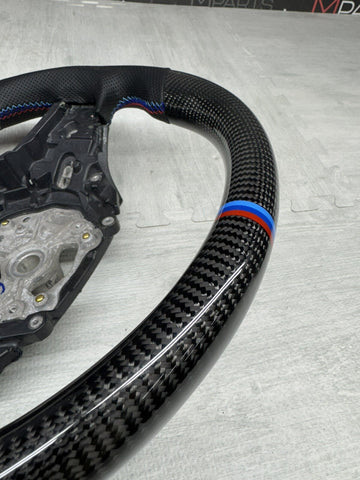 BMW G80 G82 G83 M3 M4 20-23 OHC Carbon fiber Steering Wheel Tri Stitch AUTO