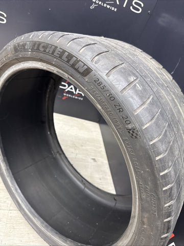 2021 Used 285 30 20 285/30ZR20 Michelin Pilot Sport 4S 99Y - 7-8/32
