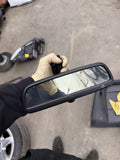 01-06 BMW E46 M3 Rearview Rear View Rectangle Mirror Inner Housing Convertible
