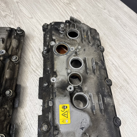 2008-2013 BMW E90 E92 E93 M3 S65 V8 Valve Covers Pair LH RH 7838268 7838267