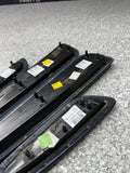 01-06 BMW E46 M3 Convertible Door Upper Arm Rest Armrest Pads Black *1 Rear Tab