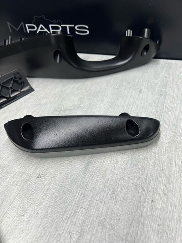 01-06 BMW E46 M3 Convertible Interior Armrests Trim Carbon Fiber *Notes*