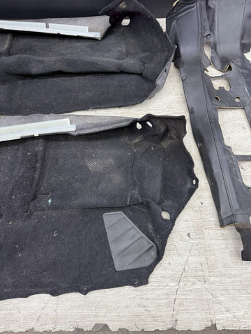 HONDA S2000 AP1  OEM BLACK INTERIOR CARPET PAIR DRIVER PASSENGER USED