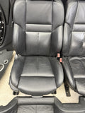 06-10 BMW E64 M6 Front Rear Seats Door Panels Leather Merino Seats Set Black Oem