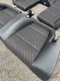 BMW E46 M3 01-06 Convertible M Rain Cloth / Nappa Leather Interior Seats Set