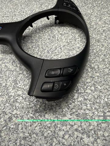 OEM 01-06 BMW E46 M3 Upper & Lower Steering Wheel Trim Cover Plate Black