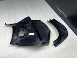 01-06 BMW E46 M3 BLACK DEAD PEDAL KICK PANELS COVERS NO PLATE 7902400