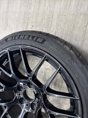 OEM BMW 08-13 E90 E92 E93 M3 Competition Front Wheel Rim 359 Gloss Black 19x9