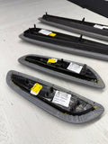 01-06 BMW E46 M3 Convertible Door Arm Rest Armrest Pads Grey