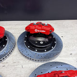 NEW 95-99 BMW E36 M3 BREMBO Big Brake Kit Red Calipers Rotors Set Plug Play