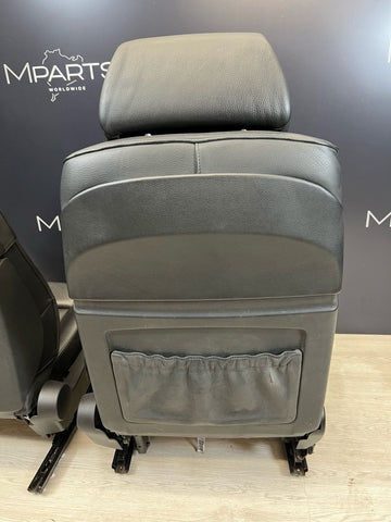 06-10 BMW E60 M5 Interior Front Seats Black Complete Powered