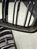 BMW 15-20 F80 F82 F83 M3 M4 Front Kidney Grilles Carbon Fiber Set