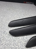 01-06 BMW E46 M3 Convertible Door Upper Arm Rest Armrest Pads Black *1 Rear Tab