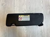 01-06 BMW E46 M3 Convertible Sunvisor Sun Visor Black Right Passenger