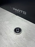 GENUINE HRE WHEEL RIM CENTER CAP OEM BLACK SILVER