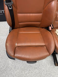 01-06 BMW E46 M3 Convertible Interior Front Heated Seats Cinnamon