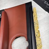 08-13 BMW E93 M3 Convertible Rear Left Door Card Panel Trim Fox Red
