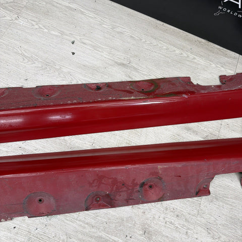 01-06 BMW E46 M3 Rocker Panel Side Skirts OEM Imola Red