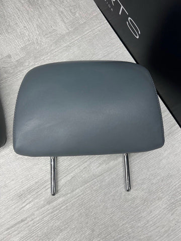 BMW 08-13 E93 M3 Convertible Rear Seat Headrests Head Rests Silverstone Grey OEM