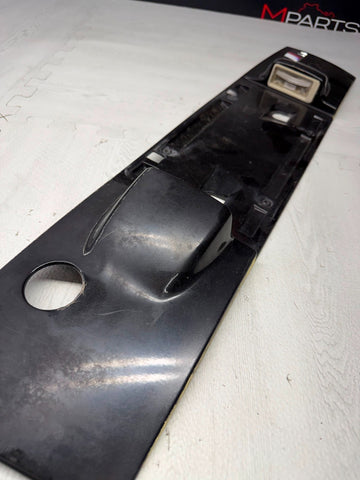 98-02 BMW E36/7 Z3 M Roadster Rear Trunk Lid License Plate Cover Trim Black OEM