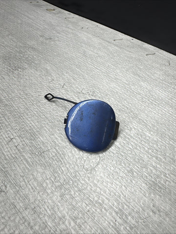 01-06 BMW E46 M3 Rear Tow Hook Eye Cover 2695273 Topaz Blue