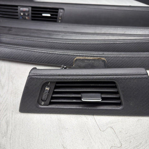 08-13 BMW E92 E93 M3 Interior Trim Set Carbon Leather OEM *Scuffs*