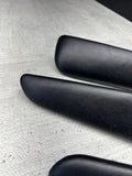 01-06 BMW E46 M3 Convertible Door Arm Rest Armrest Pads Black *4 Broken Tabs