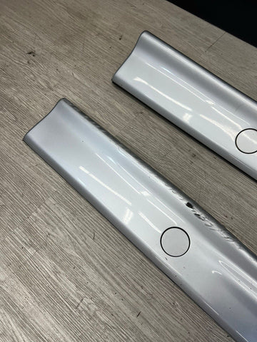 94-99 BMW E36 M3 COUPE SIDE SKIRTS ROCKER PANELS MOLDINGS COSMOS BLACK