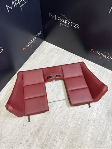 BMW 01-06 E46 M3 Convertible Rear Seat Back Rest Imola Red Leather Backrest