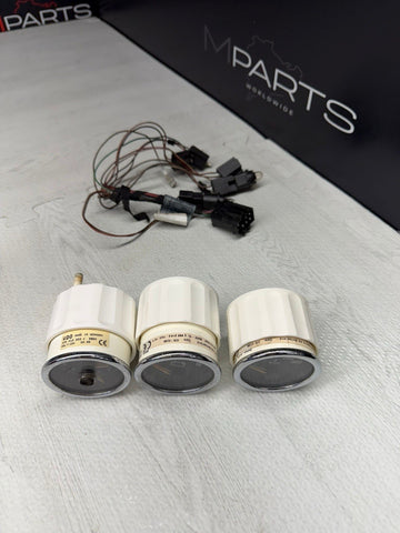 BMW E36 Z3M Z3 M Center Dash Battery Voltage Voltmeter Gauges Meters Set OEM