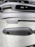 01-06 BMW E46 M3 Convertible Interior Armrests Trim Set Brushed Aluminum *Notes*
