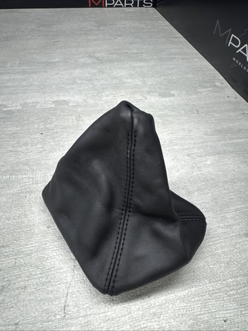BMW E36 M3 Manual 5 Speed Gear Shift Knob OEM Boot Black Leather