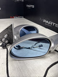 01-06 BMW E46 M3 Side View Door Mirrors Pair Titan Silver