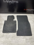 BMW OEM E46 325 330 M3 All Weather Rubber Floor Mat Set 2pc Front